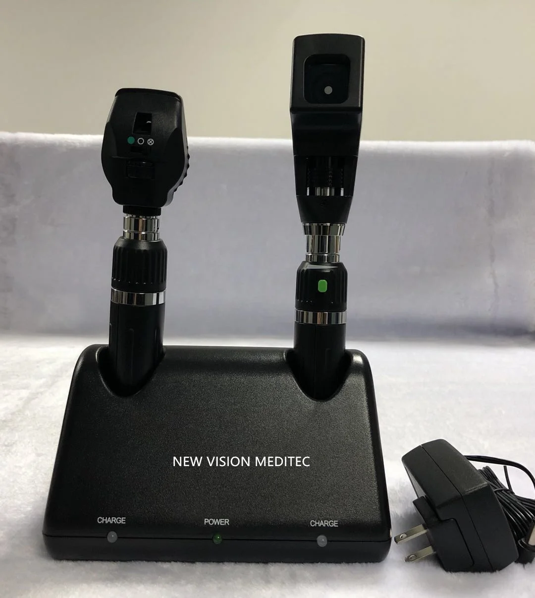 LED Direct Ophthalmoscope and Retinoscope Set with LED Illumination
