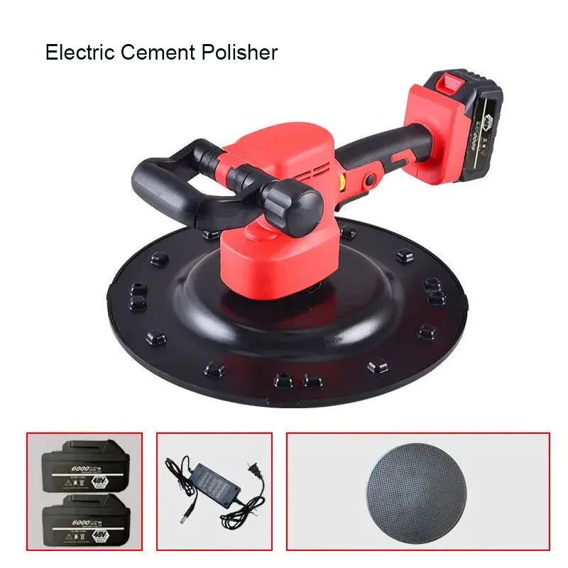 220V Electric Cement Mortar Trowel Leveling Machine Hand-held Floor Wall Smoothing Polishing Sander Putty Plastering Machine