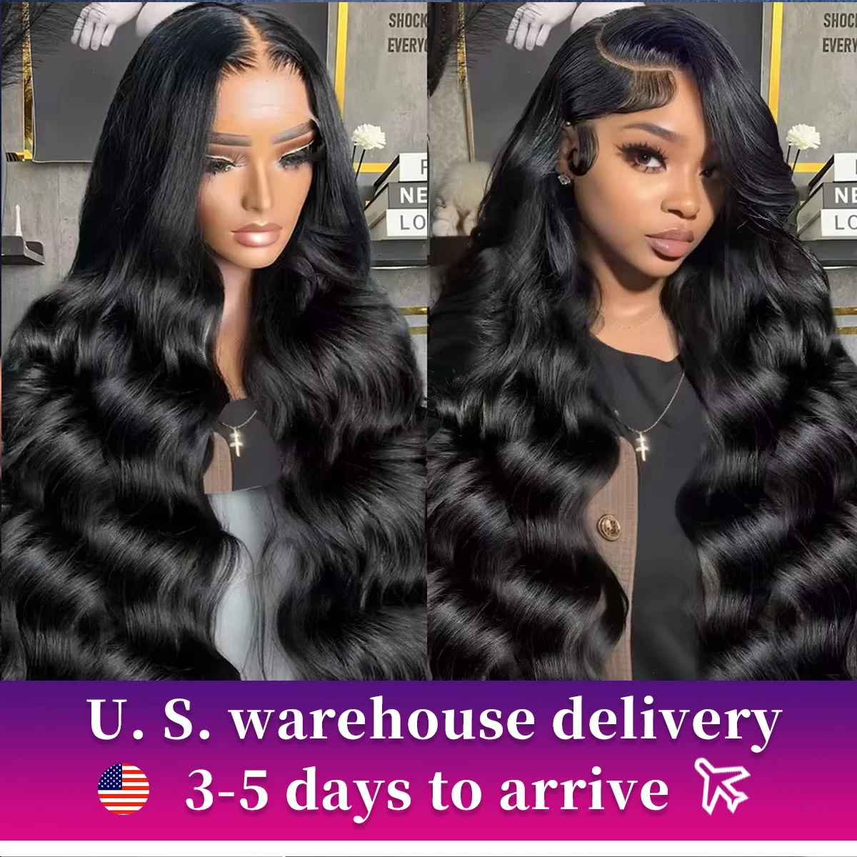 Body Wave Lace Front Wigs Human Hair 13x4 13x6 Transparent Lace Frontal Wig 180 Density Brazilian Lace Closure Wig Wholesale