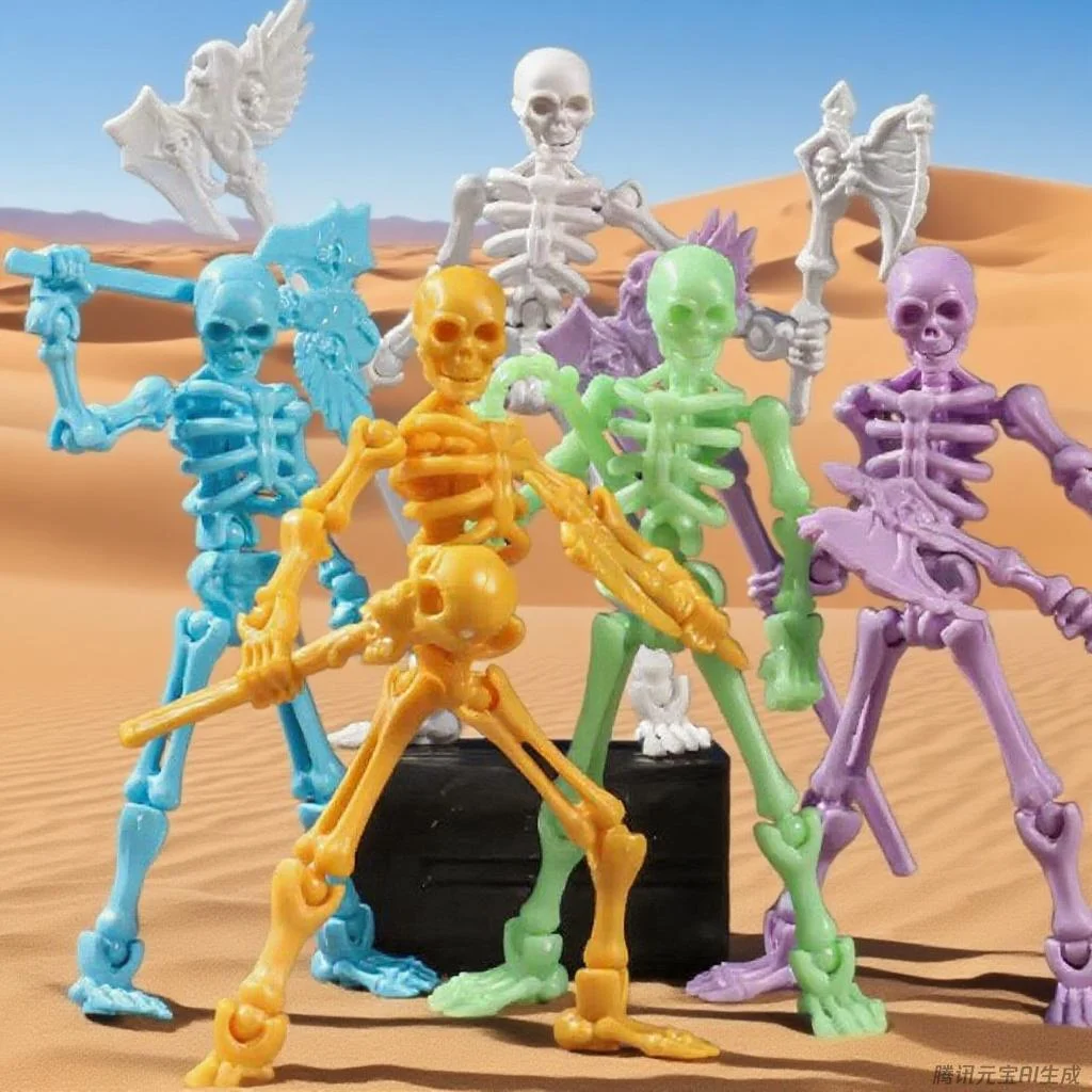 

3D анатомическая модель скелета DIY шарнирная сборка медицинское научное украшение готический ужас Коллекционная игрушка для взрослых