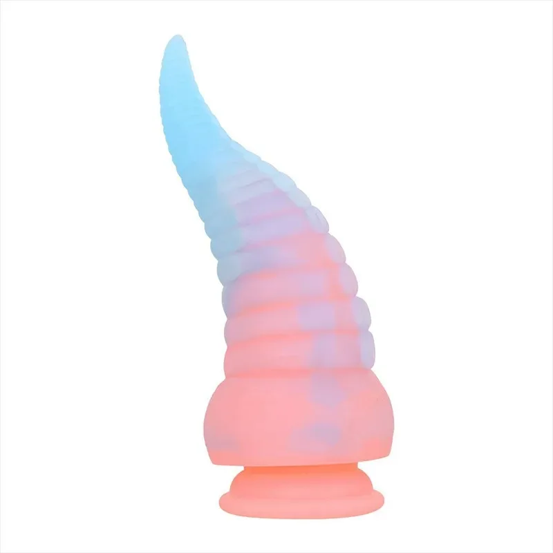 Monster Dildos Glowing In The Dark Silicone Octopus Tentacle Dildos Anal Sex Toys for Women