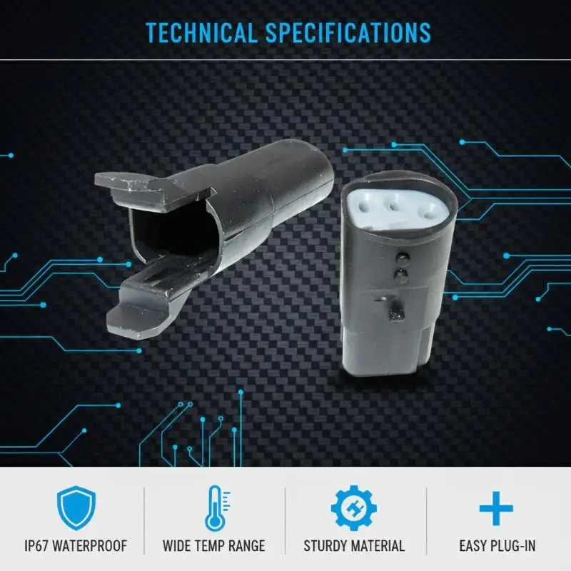 5 Pin Auto Electric Connector with Waterproof Features for Safe AC Harness Cable