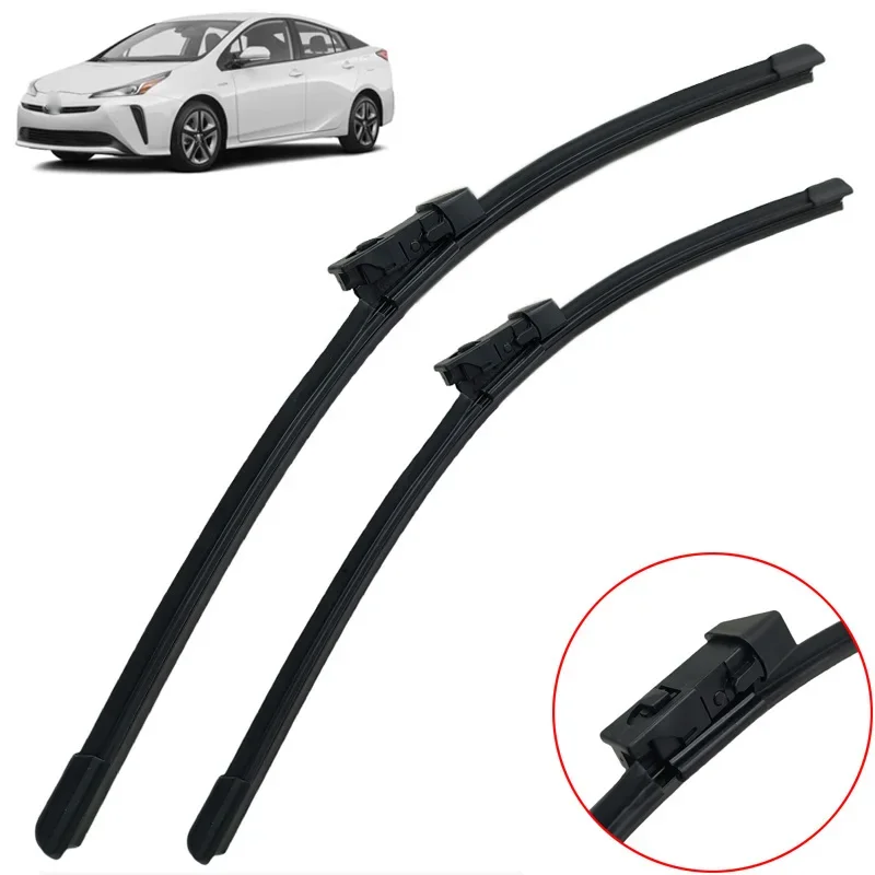 

Front Windshield Wiper Blade For Toyota Prius XW50 2016-2021 Windscreen Window Brushes blades Accessories 2017 2018 2019 2020
