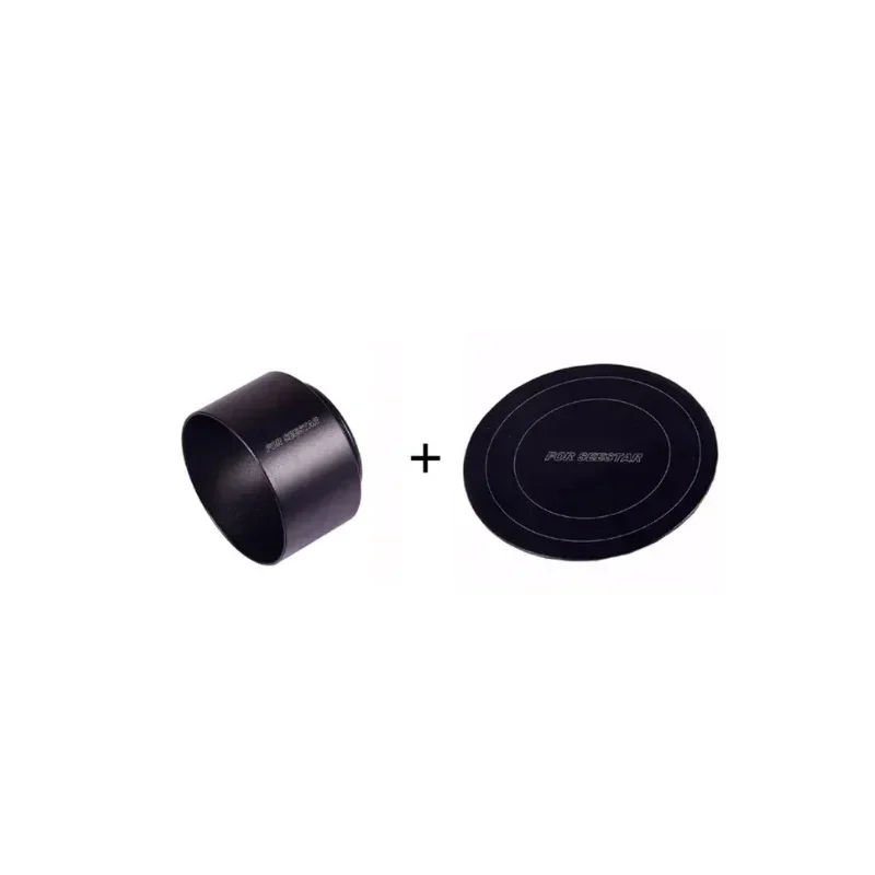 Optics accessories of Dust cap / Lens hood / Adjustable Pads for ZWO Seestar S50