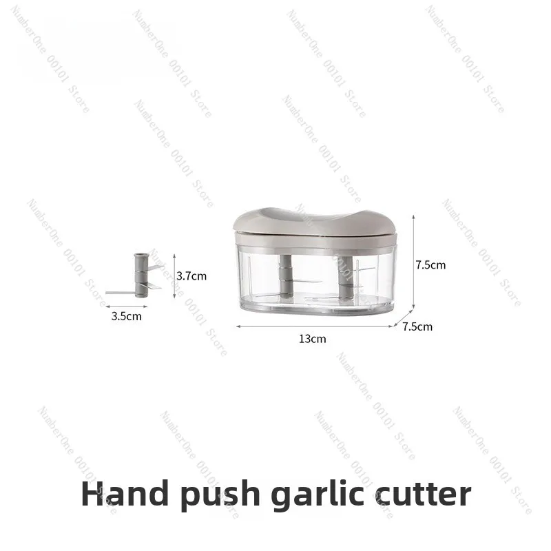 Home multifunctional hand push garlic cutting machine