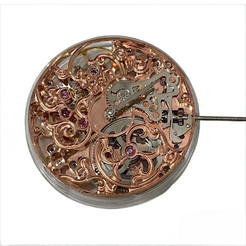 For ST3600 6497 Calibre with Hand-wound Skeleton Engraving Mechanical Movement