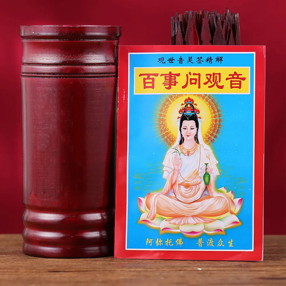 

Подлинная буддийская книга для гадания: увлекательная игра для предсказаний, отличный набор для гаданий, для верующих и использования в храмах.