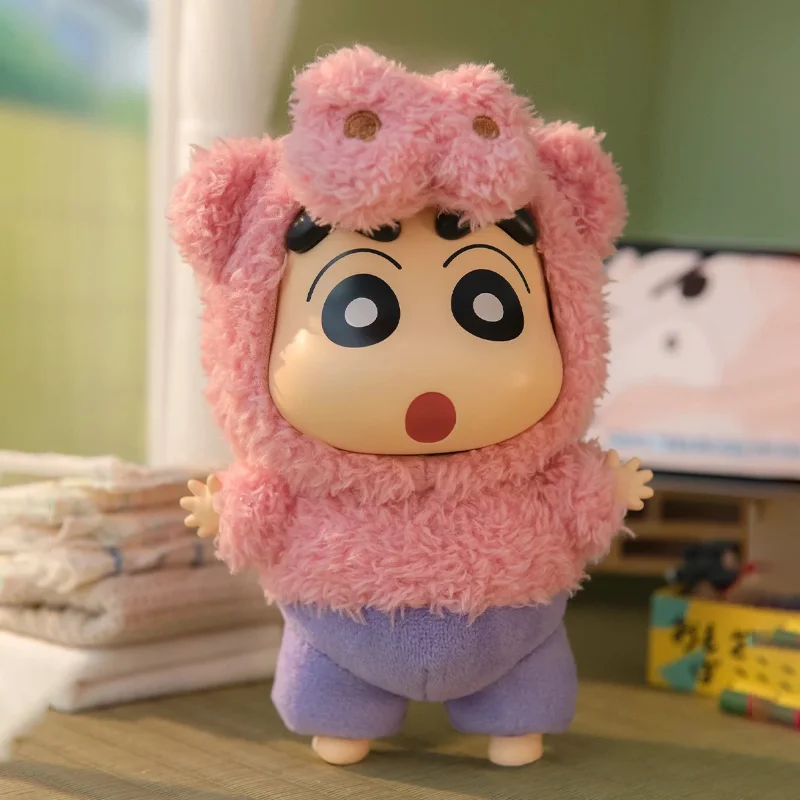 Nowa seria figurki z serii Crayon Shin-chan w stylu Blind Box na imprezę kostiumową, winylowa lalka anime, Mystery Box, seria Kawaii, model zabawka, prezenty świąteczne