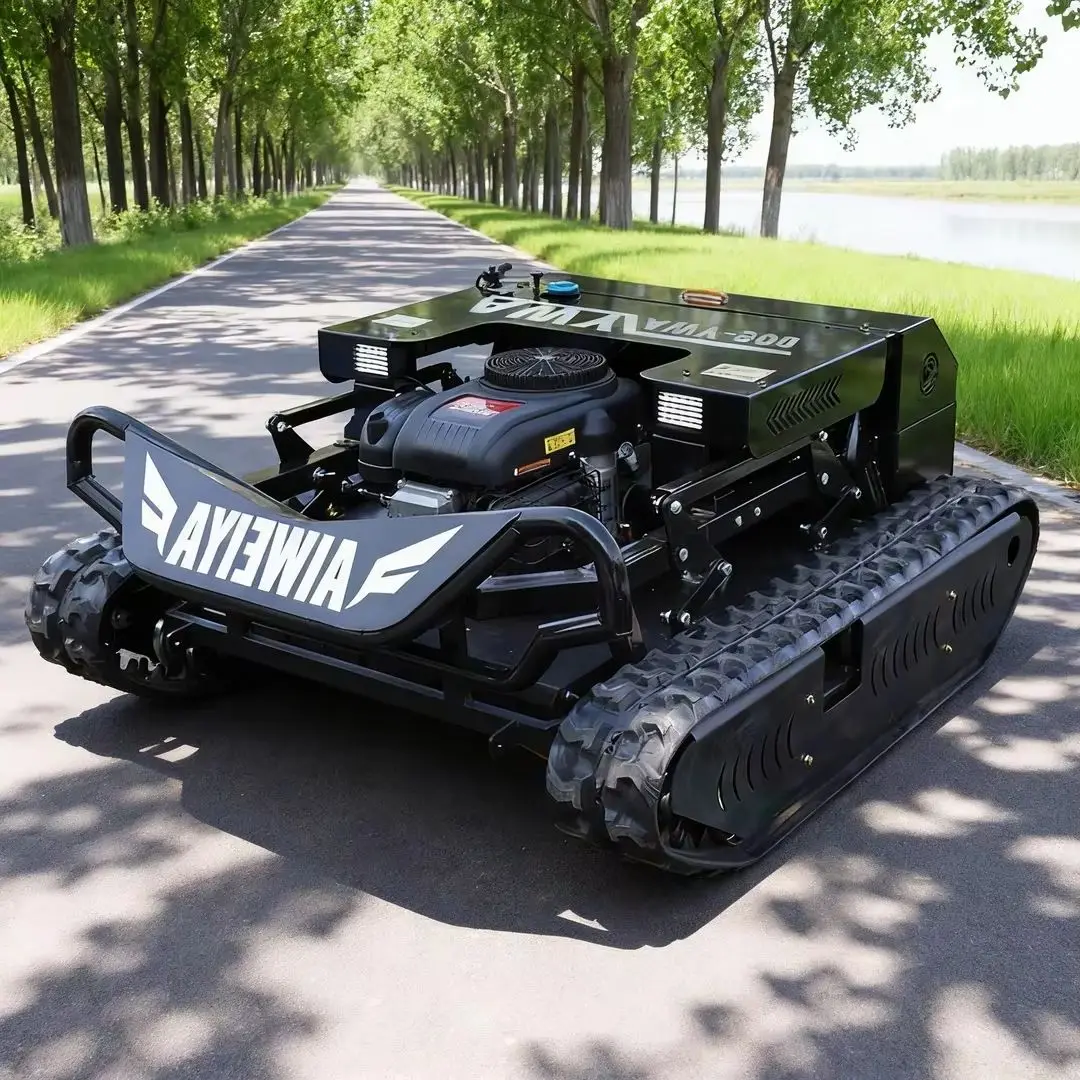 

Индивидуальная высококачественная гусеничная газонокосилка с дистанционным управлением, вездеходная, с нулевым разворотом, для ухода за газонами на виллах и в садах