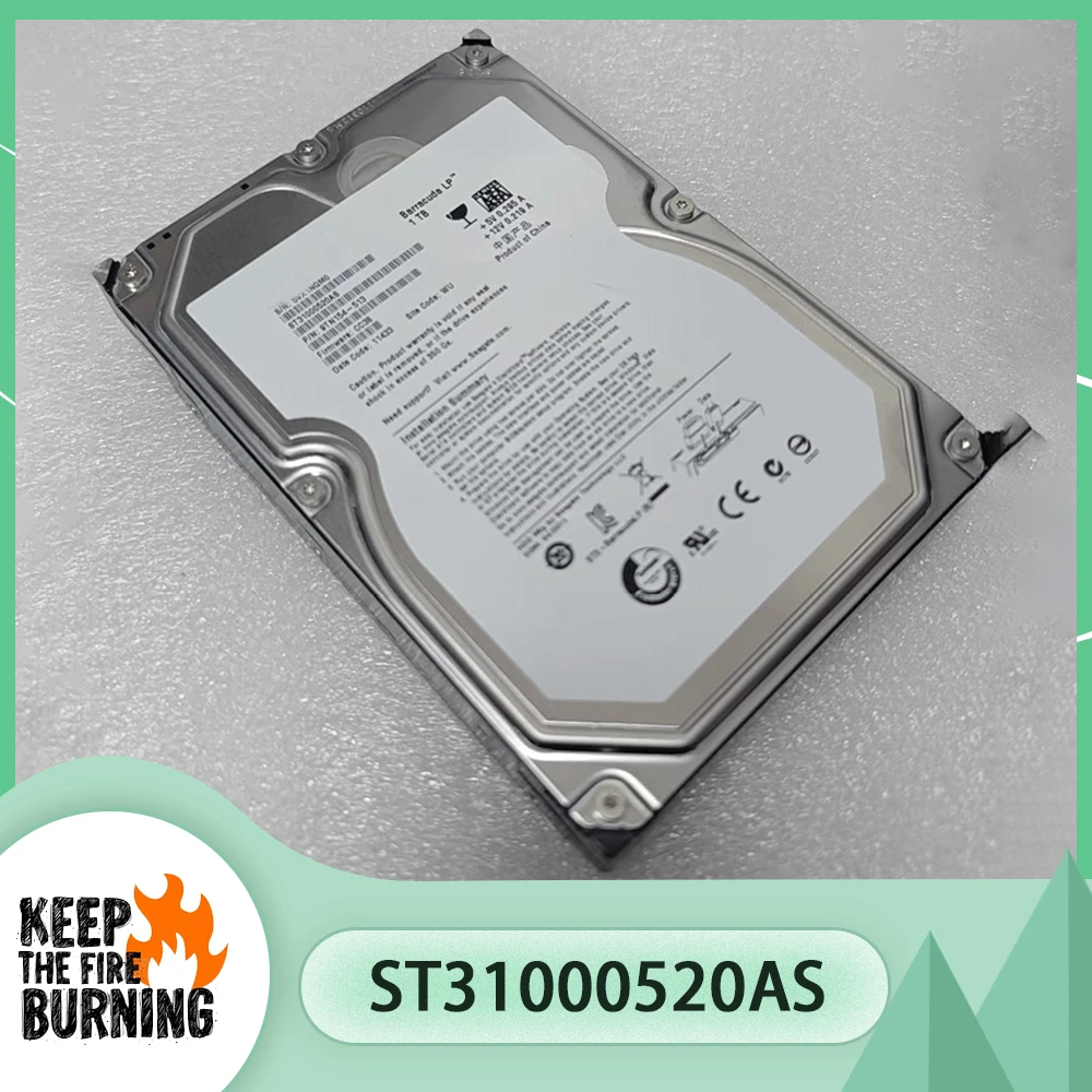 For Seagate 1T 3.5'' 32MB SATA HDD ST31000520AS Hard Disk