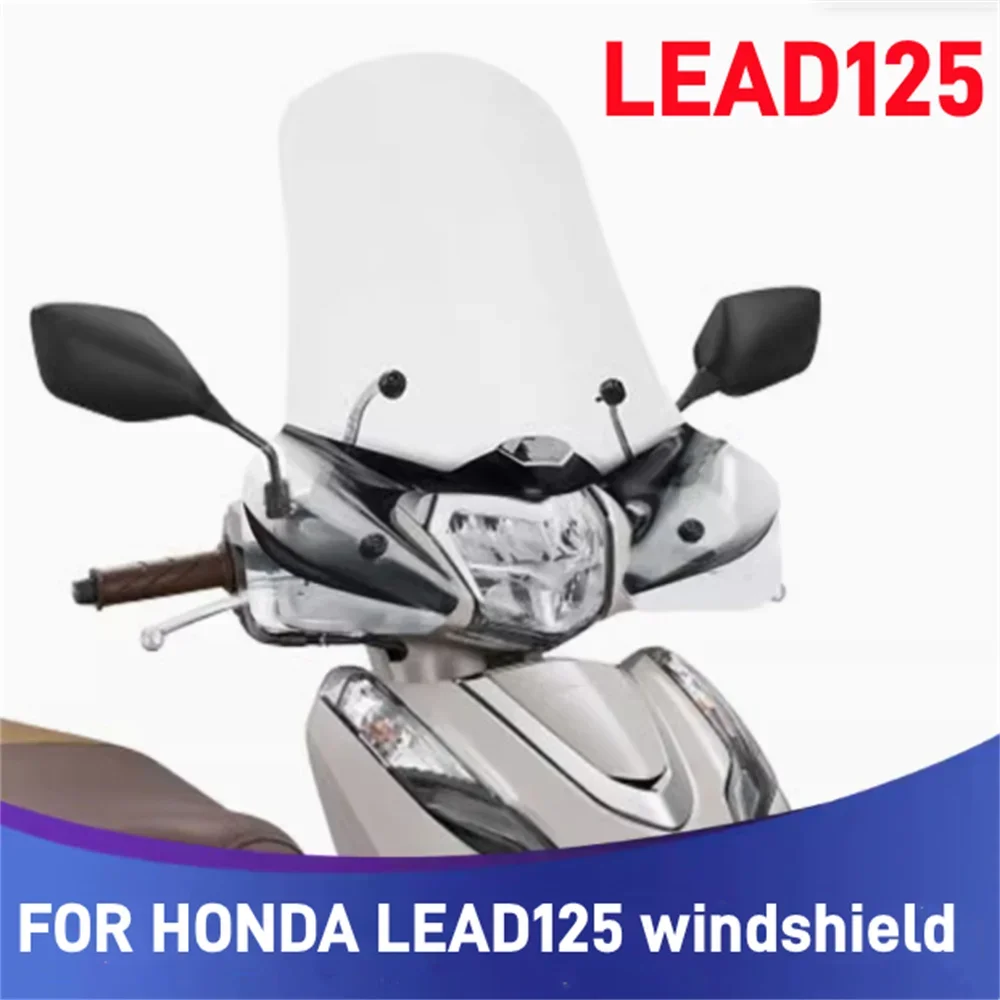 

Modified front windshield Red 125 front windshield accessories For Honda LEAD125 125LEAD LEAD 125