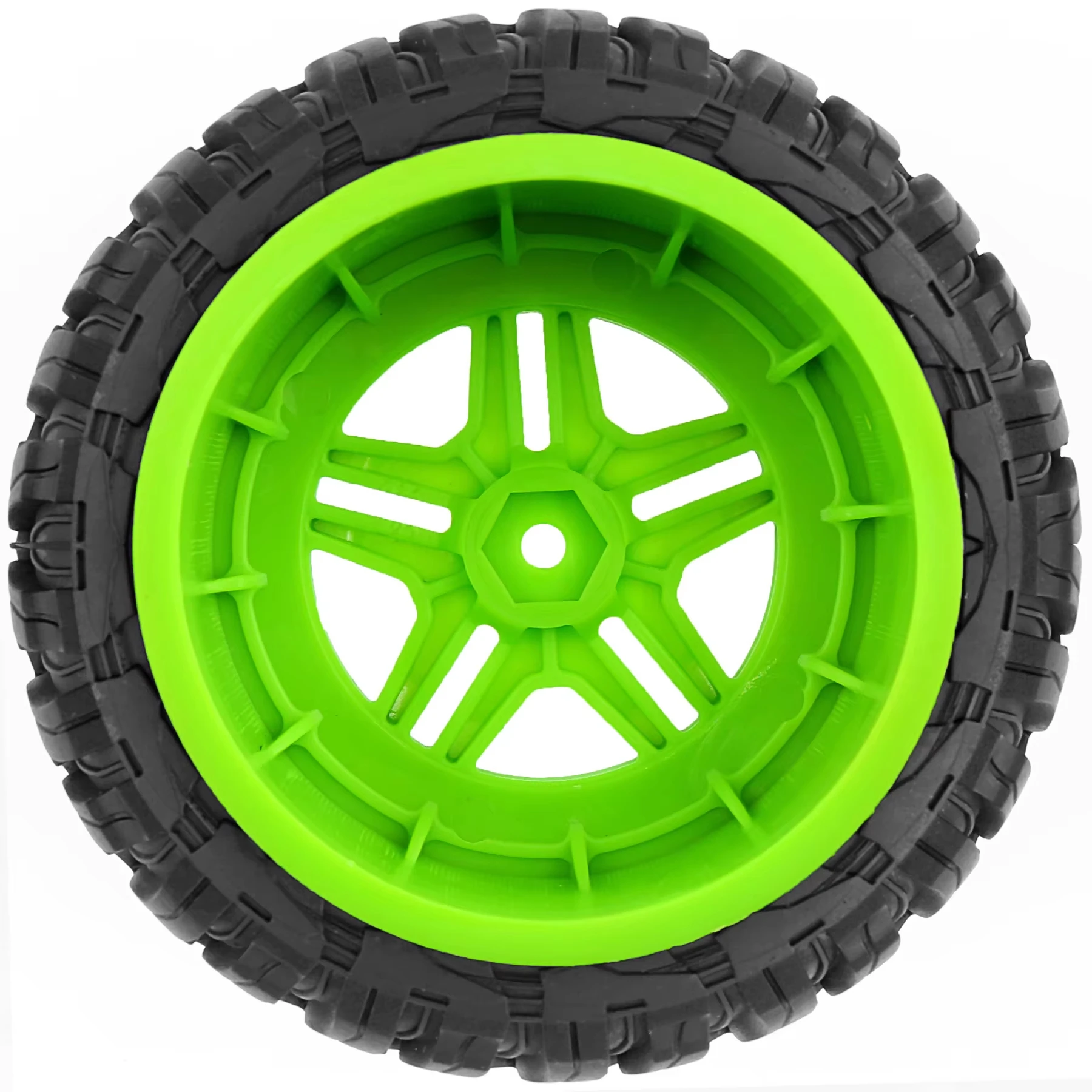 Roue de Camion pour Voiture RC, 110mm, 1/10, 12mm, Hex, Traxxas, Slash, Arrma, Senton, HuanQi 727, Vkar, 10sc, Gardens I, HSP, 4 Pièces