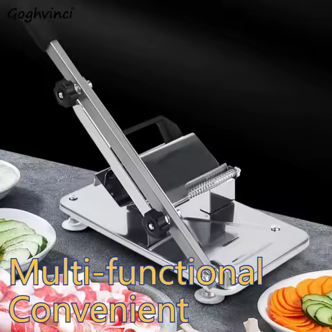 Manual Slicers Multi-functional Kitchen Mutton Roll Frozen Meat Safe Odorless Effort-saving Easy To Clean Stable Compact