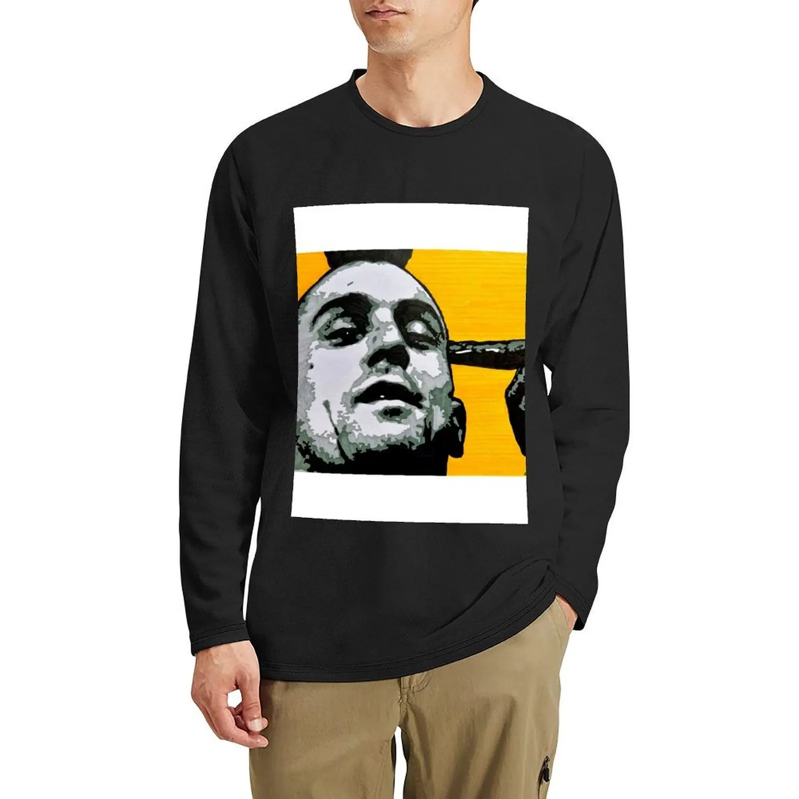 

Travis Bickle from Taxi Driver Long T-Shirt anime clothes quick drying t-shirt mens cotton t shirts