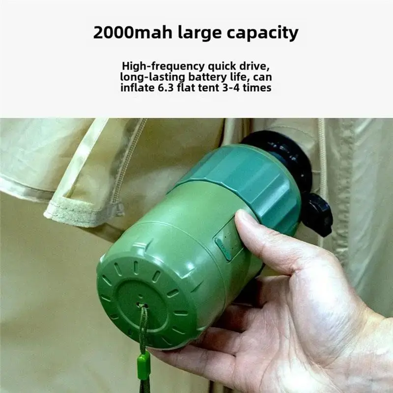 ABVC Portable Outdoor Handheld Inflation Pump Wireless Camping Tent Air Pump Lithium Battery High Pressure Pump