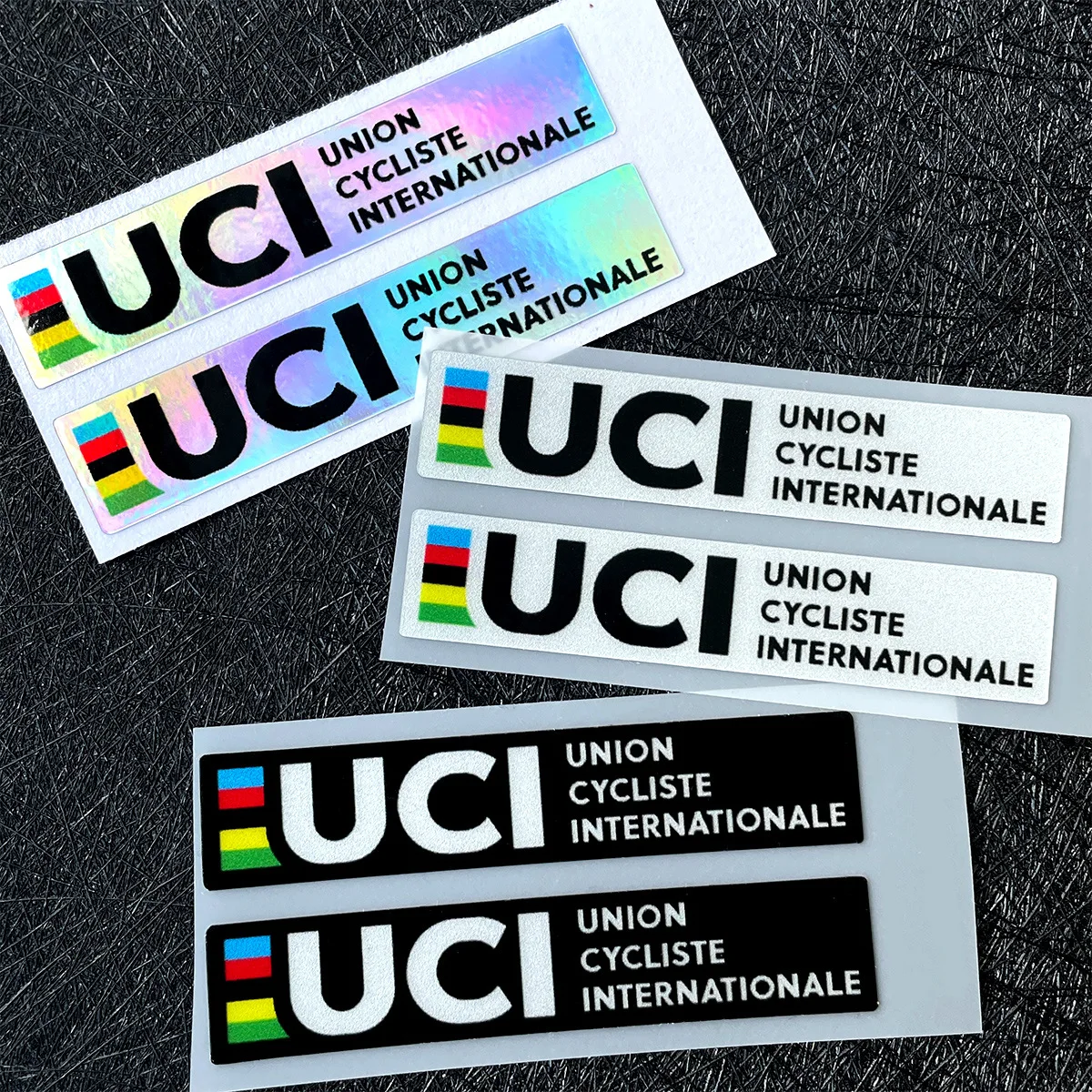 Motorcycle Union Cycliste Internationale Sticker Bicycle Union Certification Label Reflective Bike Decals Frame Warning Films image 4