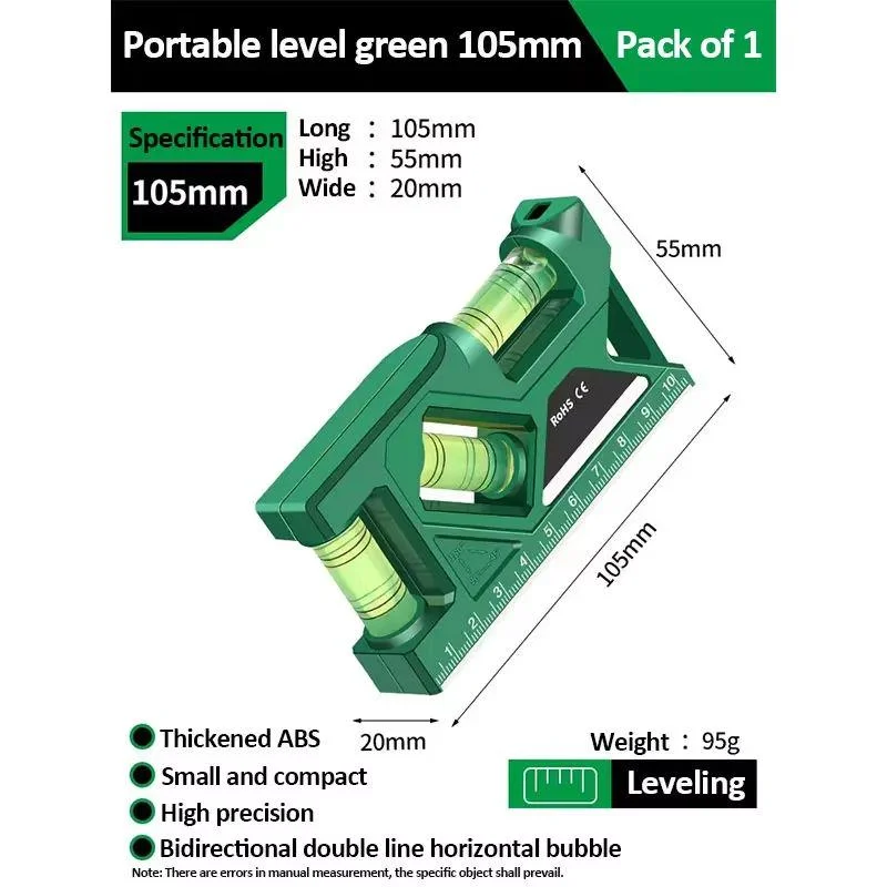 Nieuwe 7Inch Driehoek Liniaal Meetinstrument Aluminium Timmerman Gereedschap Inch Metrische Hoek Heerser Snelheid Vierkant Houtbewerking Gereedschap