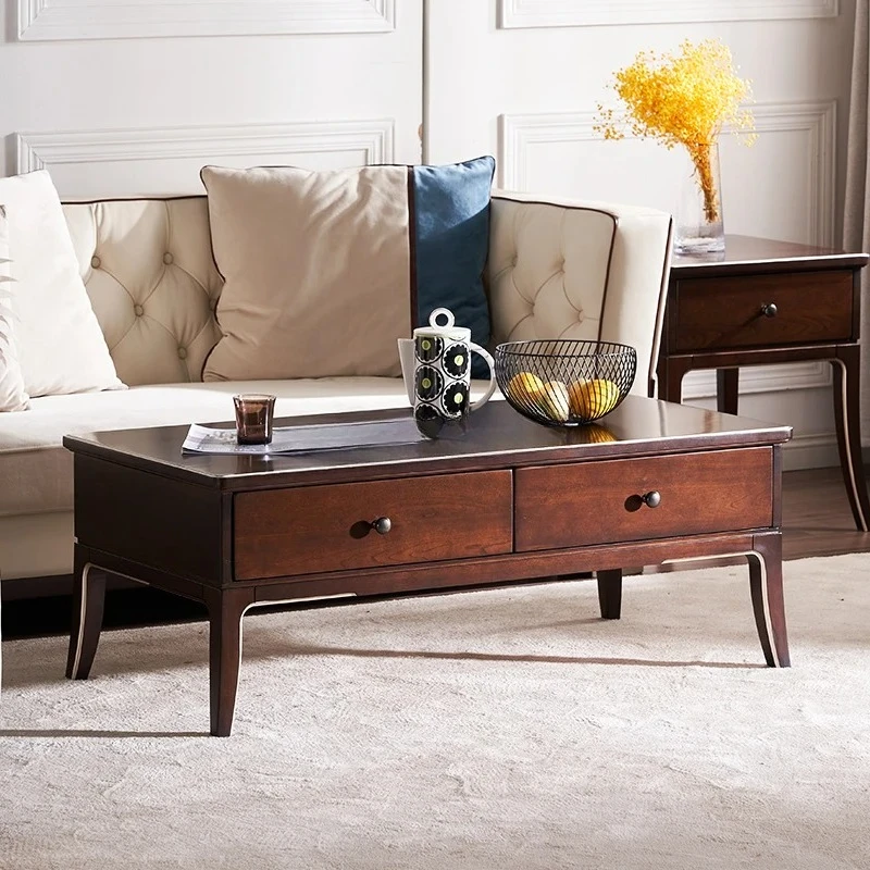 A  American Living Room Small Apartment Edge Few Modern Simple Cherry Wood Locker Furniture