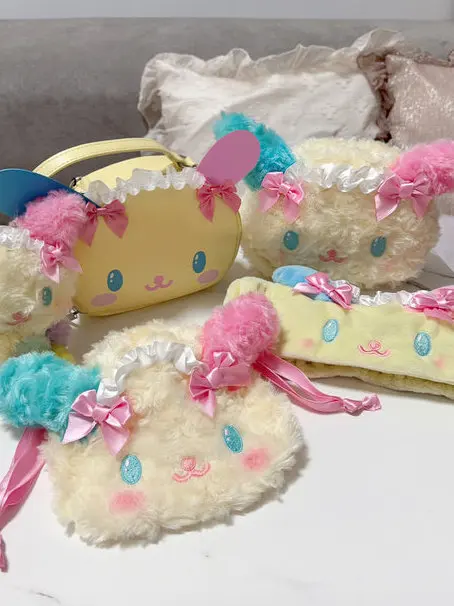 nova-bolsa-de-mao-estilo-japones-de-agosto-com-formato-de-rosto-estampa-floral-coelhinho-e-poa-rosa-coracao-de-menina-fofa