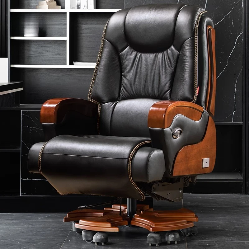 Foot Rest Black Office Chair Cushion Adjustable Pliable Comfy Office Chair Recliner Armchairs Sillas De Oficina Furniture