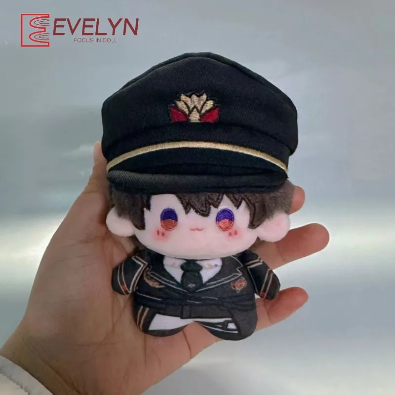 

Evelyn Love and Deepspace Caleb 10 см плюшевая кукла с принтом тела мягкая игрушка хлопковая кукла со шляпой кулон брелок подарок на день рождения