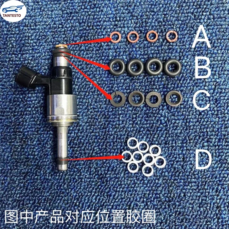 For Nissan New Ethereal QX502.0t Xinqijun 2.0 Hybrid Injection Double Spray High And Low Pressure Fuel Injector Rubber Ring