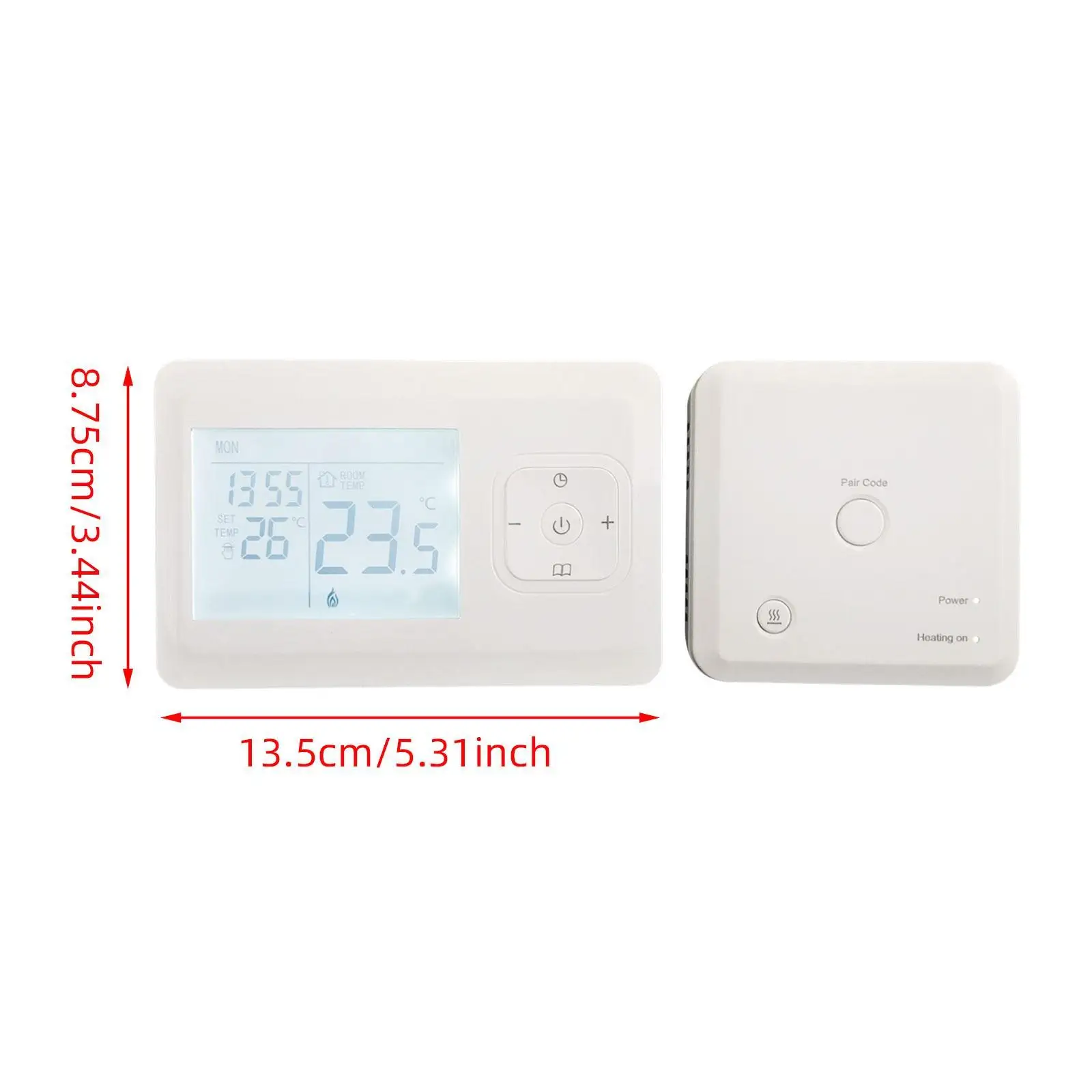 Smart Thermostat Accurate Practical High Performance Child Lock Easy to Install App and Voice Control Wireless Thermostat