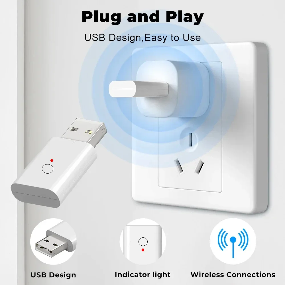 Tuya ZigBee Ripetitore di Segnale USB Amplificatore di Segnale Extender ZigBee Gateway Dispositivi Per La Casa Intelligente Automazione Intelligente