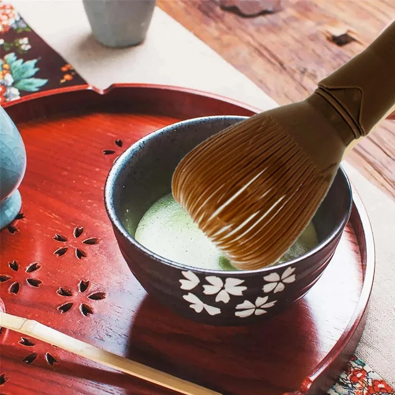 Multifunction Handmade Matcha Set Bamboo Whisk Teaspoon Traditional Tea Sets Home Tea-making Tools Accessories Birthday Gifts