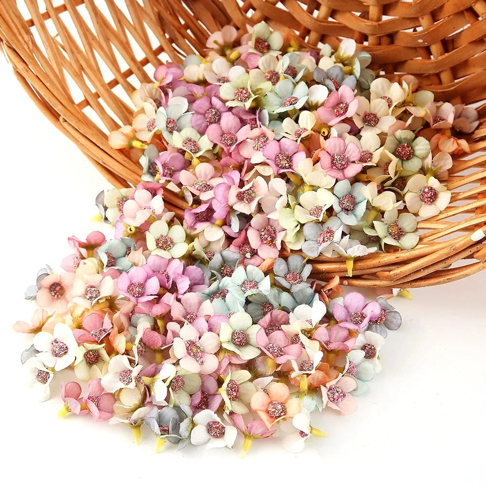 50/100Pcs Seide Künstliche Gänseblümchen Blume Kopf Für Blume Wand Pflanze Hochzeit Hause Raum Dekoration DIY Girlande Valentinstag geschenk – Detail 3