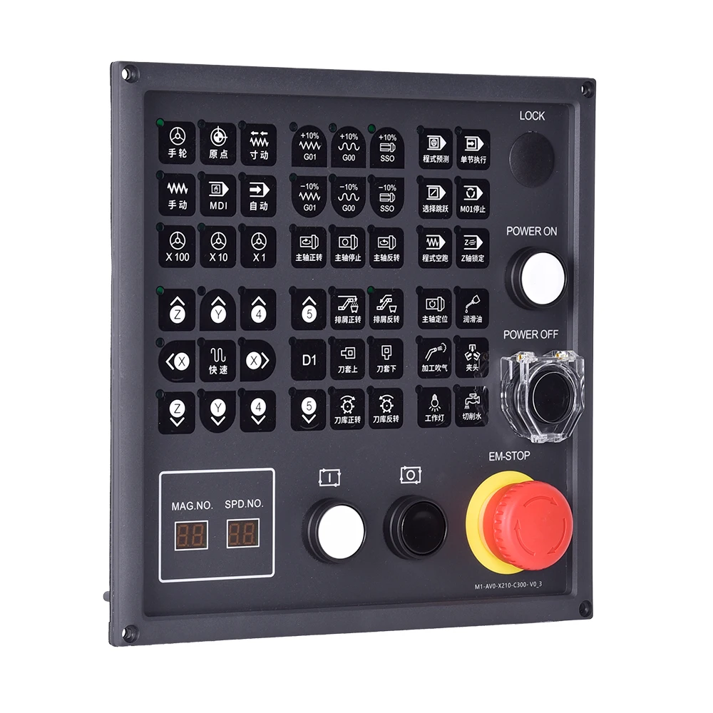 Finger Multi-Spindle Milling Machine Controller 3 Axis 4 Axis Close Loop CNC Controller Kit