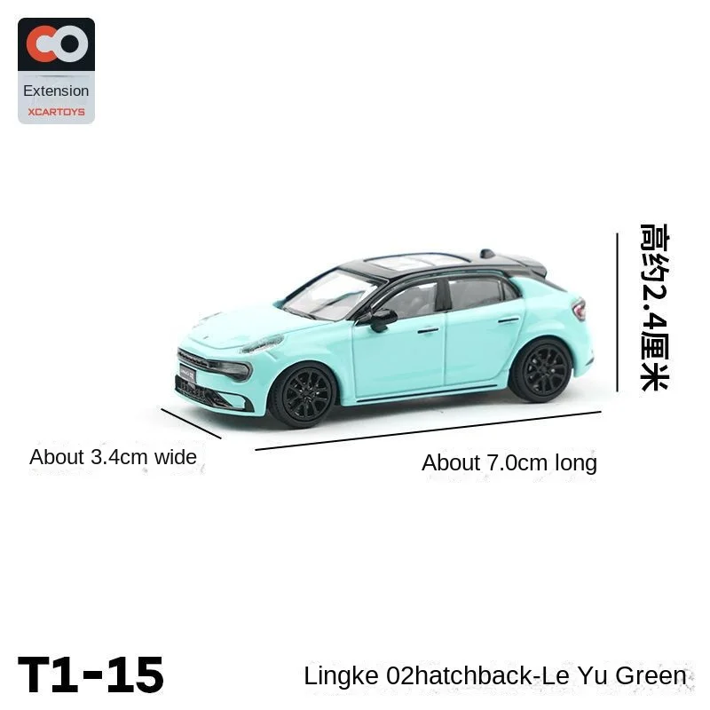 Tuoyi سبيكة سيارة نموذج 1/64 Lynk & Co 02TCR 2022 Ma Qinghua نسخة محاكاة الصبي سيارات لعبة نموذج