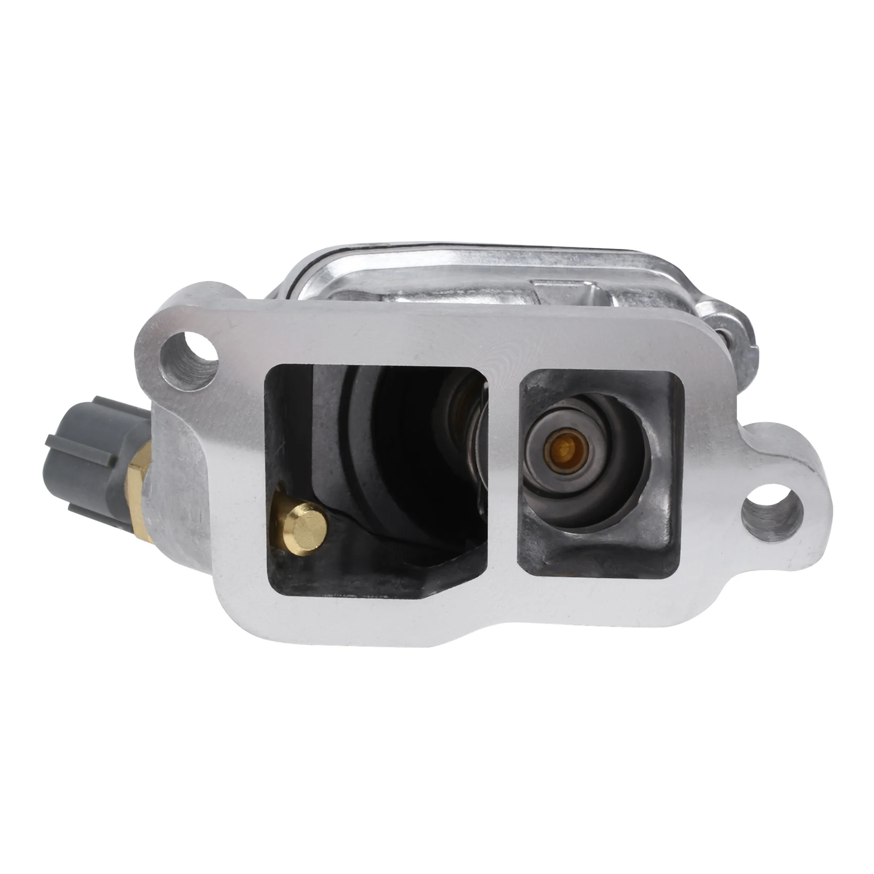 Strange Aluminium Alloy Thermostat Housing Silver Thermostat For -Volvo S80 2005-2006 XC90 2.5T 31293698