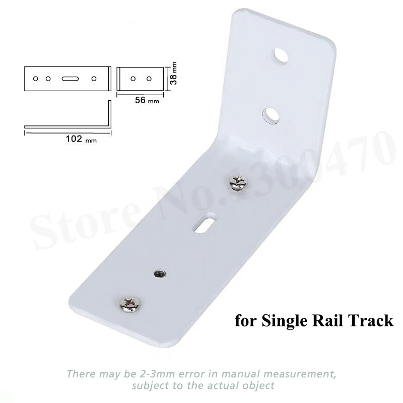 High Quality Wall Mounting Side Bracket Curtain Accessories For Smart Intelligent Single Double Electric Curtain Track Rail