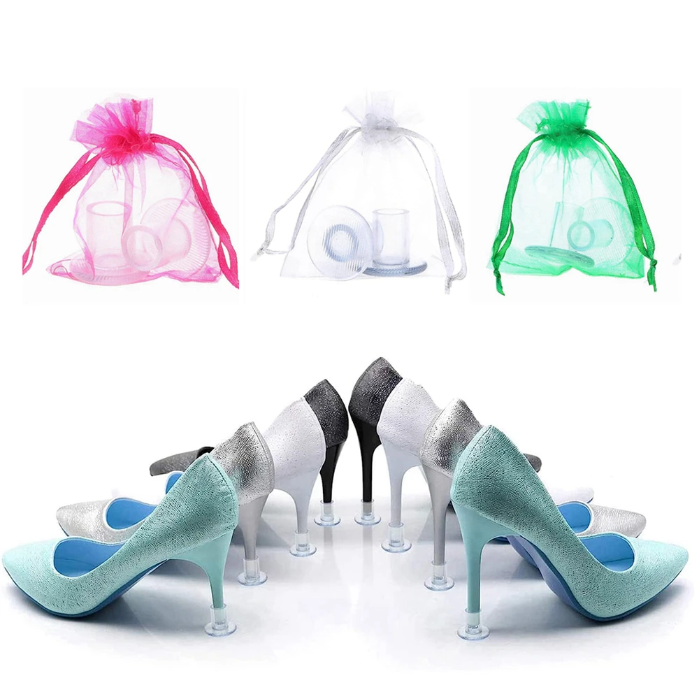 10 pairs Heel Stoppers High Heeler Antislip Silicone Heel Protectors Covers Stiletto Dancing Covers Bridal Wedding Party Favor