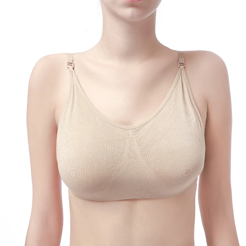 Dance invisible sling bra beautiful back adult female flesh color seamless bra ballet practice clothes underwear skin color