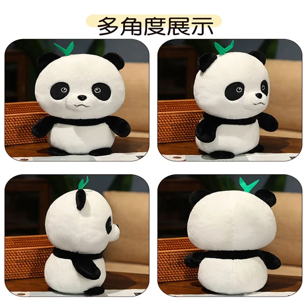 Jouet en peluche KrasnoButter pour amis, animal de sagesse nationale chinoise, cadeau d'anniversaire créatif, noir et blanc, mignon, 22cm