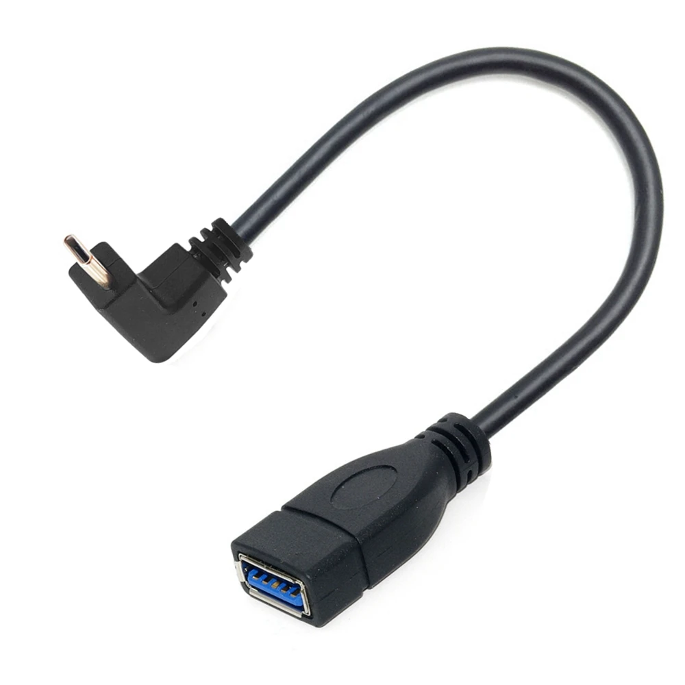 S066 tipo C a USB 3,0 OTG Cable U a USB3.0 convertidor hembra tipo C sincronización de datos OTG Cable adaptador para S10 S9 0,2 M