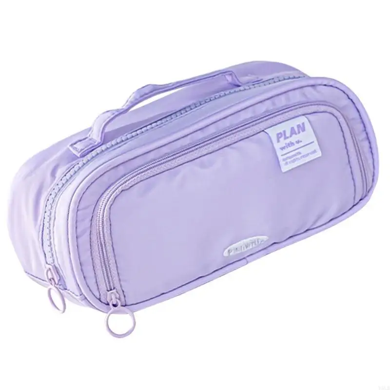 Y5LB Túi Đựng Văn Phòng Phẩm Túi Đựng Bút Chì Có Thể Mở Rộng Hộp Đựng Bút Thẩm Mỹ Túi Đựng Bút Dung Tích Lớn Bút Ban Tổ Chức Bút