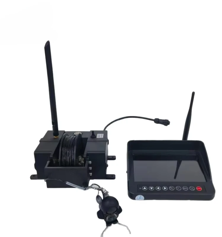 Polegadas 5.8G 1080P 500m 30m DetectorVídeo Subaquático Peixe 7