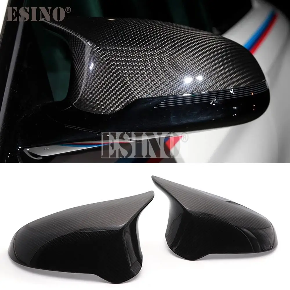 

2 x Car Styling Real Carbon Fiber LHD RHD Rear View Side Mirror Covers Decorative Case Trims For BMW F80 M3 F82 M4