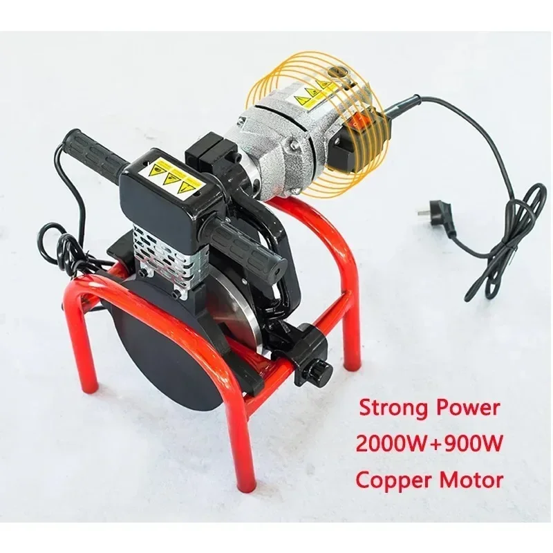 

PE pipe butt welding machine 63-200mm PPR/PB/PVDF/MPP/PPH Plastic pipes Butt Welder Water pipe Hot melt Butt-joint Welder