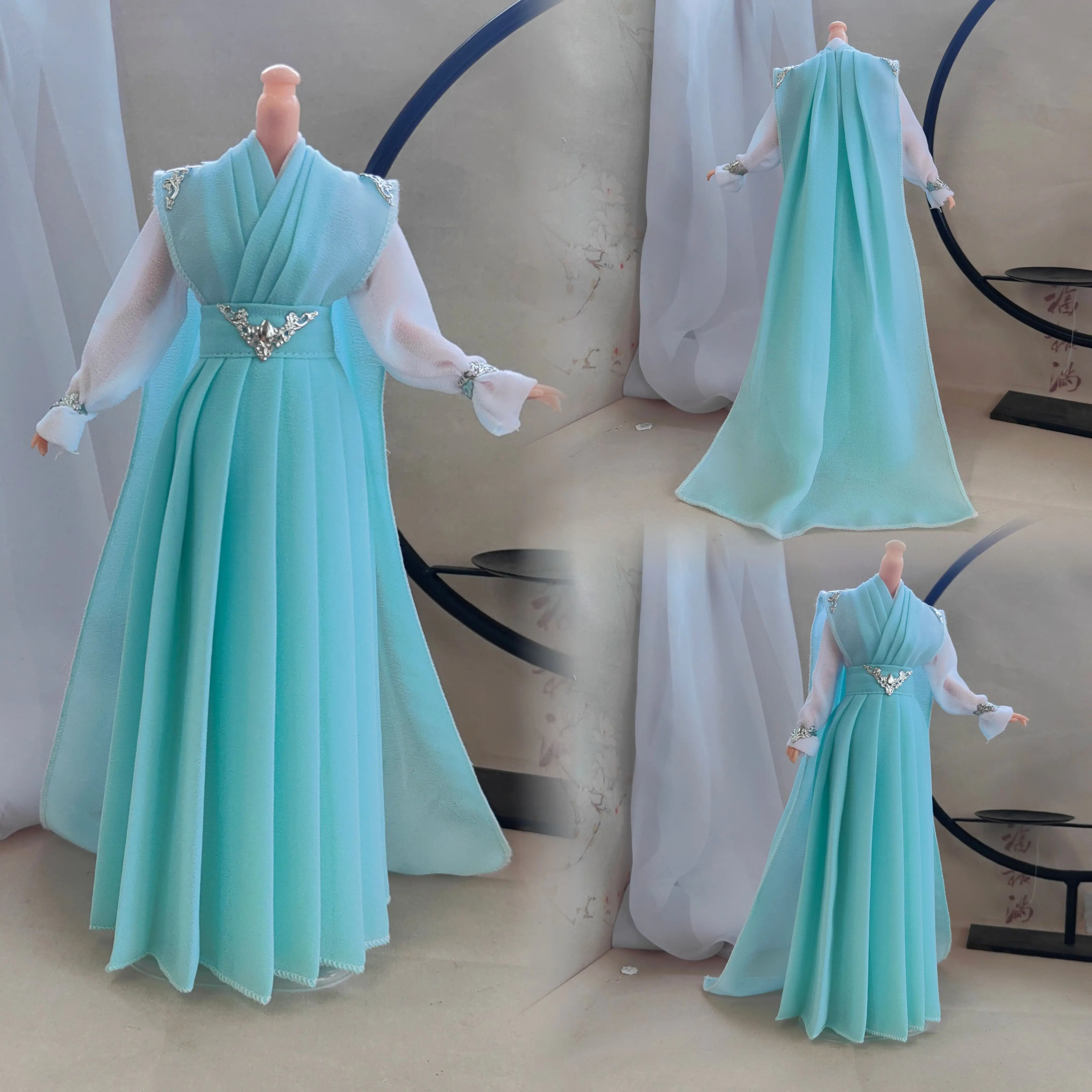 1/6 Schaal Figuur Pop BJD Kleding Oude Kostuum Hanfu Gewaad Fee Jurk Voor BJD/SD YOSD Blyth Barbi OB27 accessoires A2149