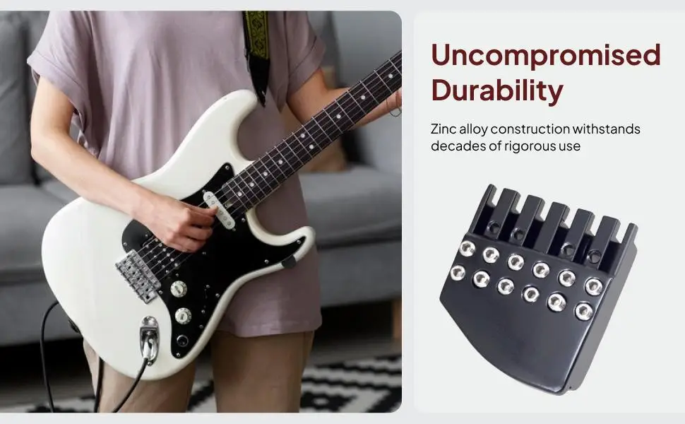 

Гайка моста для гитары без головы, 6 веревок, стопорная гайка, фиксированное седло для инструмента