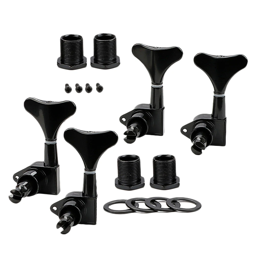 

4 Sets Bass String Acoustic Pegs Replacement Locking Tuners Tuning Gears Knobs Machines