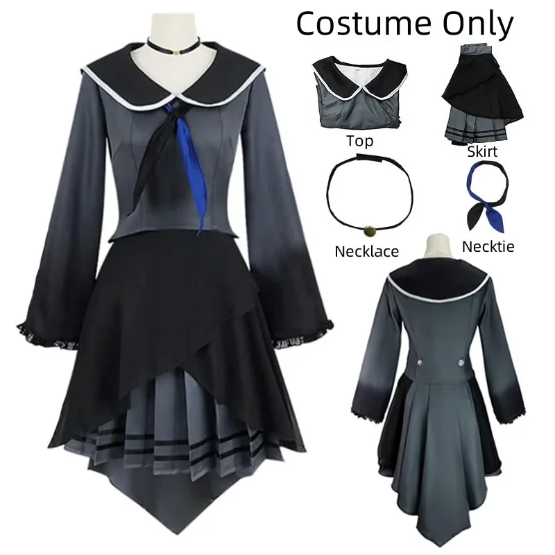 Asahina Mafuyu Cosplay Costume Wig  Anime Project Sekai Colorful Stage Cosplay Halloween Party Uniform for Women Girls