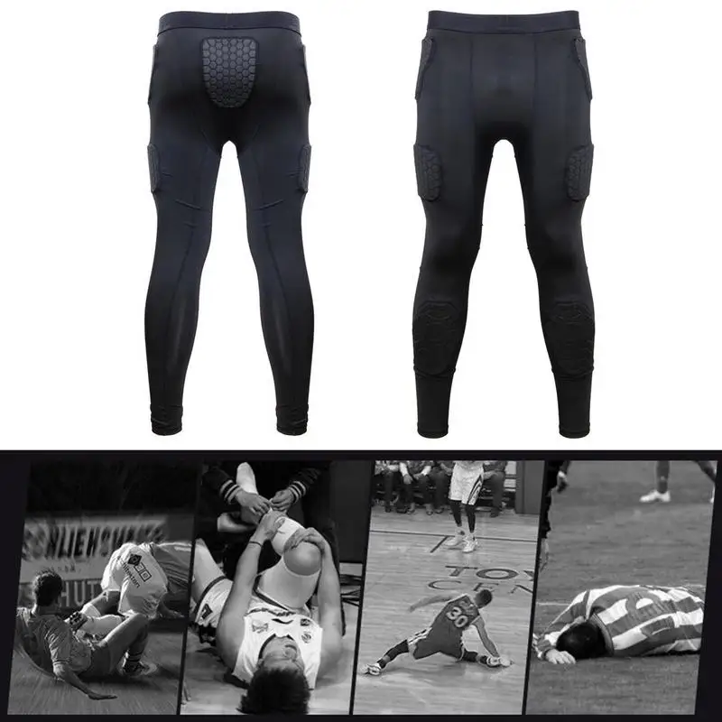 Damping Football Soccer Goalkeeper Training Pants Goalie Jerseys Kit Clothing Knee Elbow Padded All-round Alveolate Protector