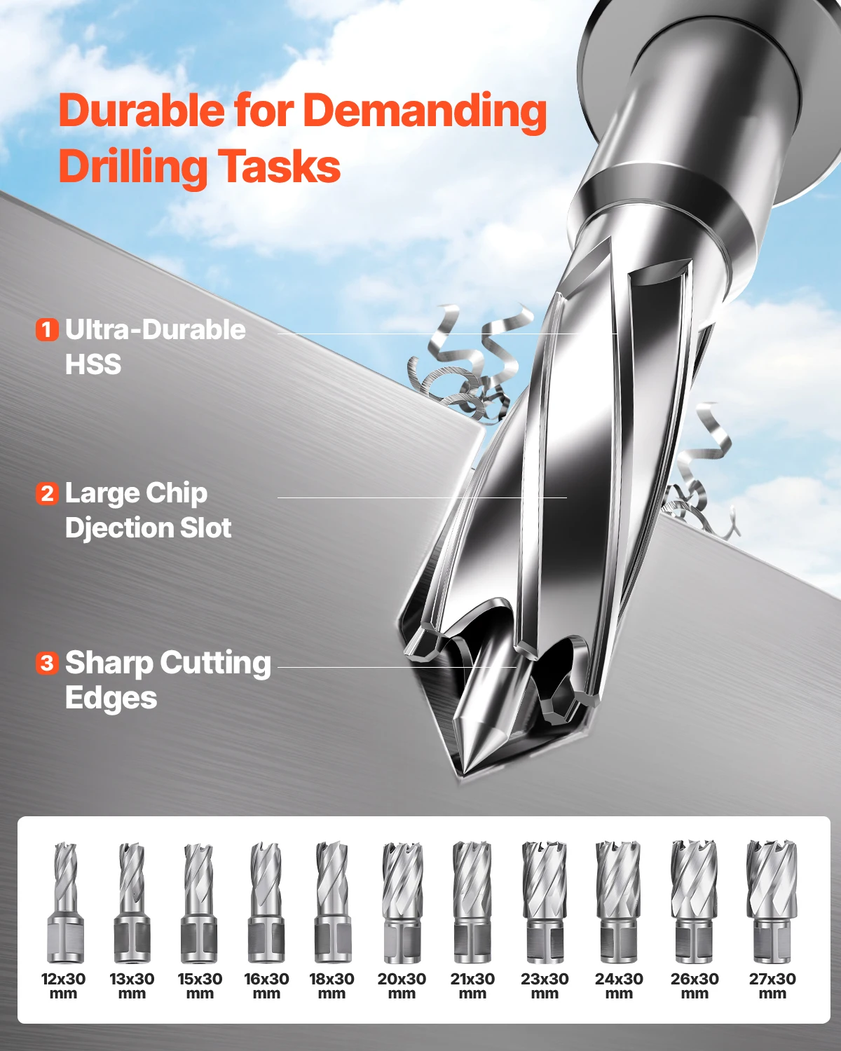 SucceBuy 11 Uds Motor de taladro magnético 1,6 en 1450W diámetro de perforación 850RPM velocidad 2810 lbf prensa de taladro eléctrico portátil