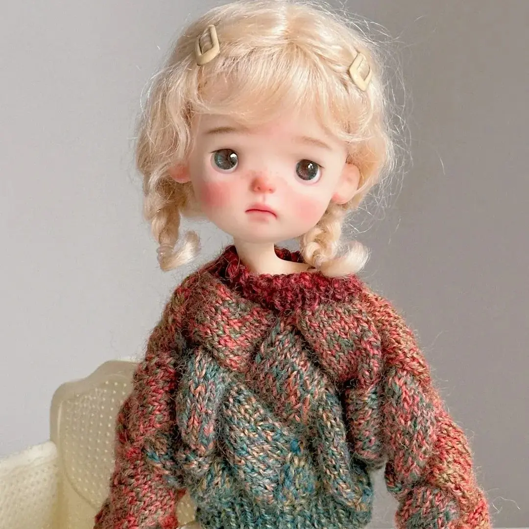 Nowa lalka BJD 1/6 mała, urocza dziewczynka, wysokiej jakości żywica, zabawka, prezent urodzinowy, lalki dla niemowląt w ofercie, ruchome stawy.