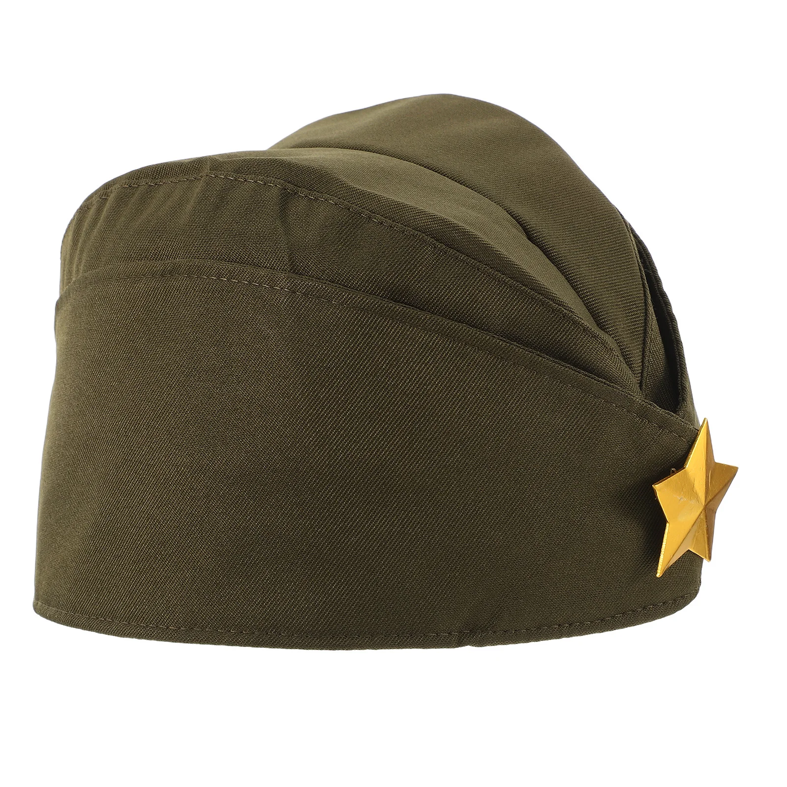 1 قطعة قبعة قارب بحار أخضر عسكري كلاسيكي عتيق قبعة الذروة Tricorne لأداء الحفلات التنكرية في الهواء الطلق خفيفة الوزن #1